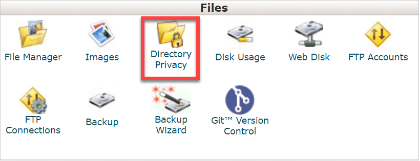 cpanel_directory_privacy